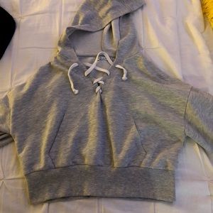 Cropped hoodie